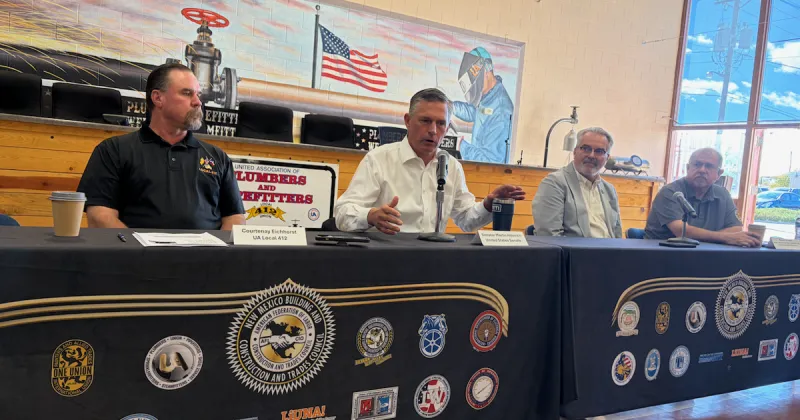 Unions, Heinrich push for sweeping changes to federal permitting