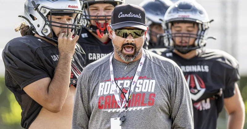 Las Vegas Robertson head football coach jailed on aggravated battery charges