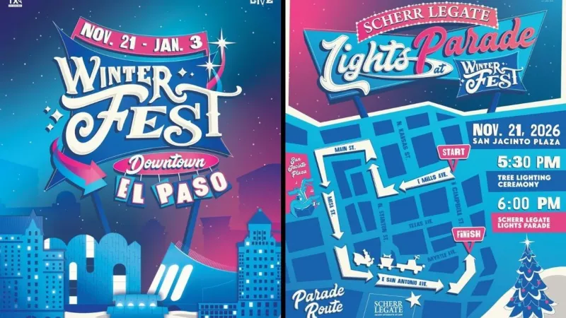 City releases El Paso WinterFest 2026 lineup, with rink opening, parade and Santa