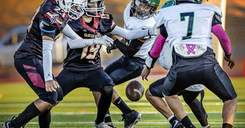 Skyhawks' fourth-down stop halts Braves' comeback bid