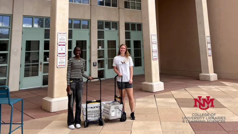 Campus delivery service expands access to library materials across UNM
