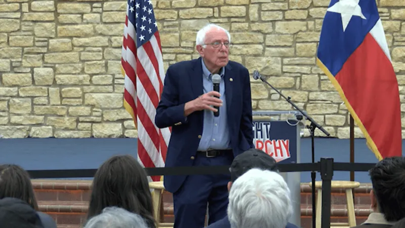 Sanders brings Fighting Oligarchy tour to Amarillo as early voting begins