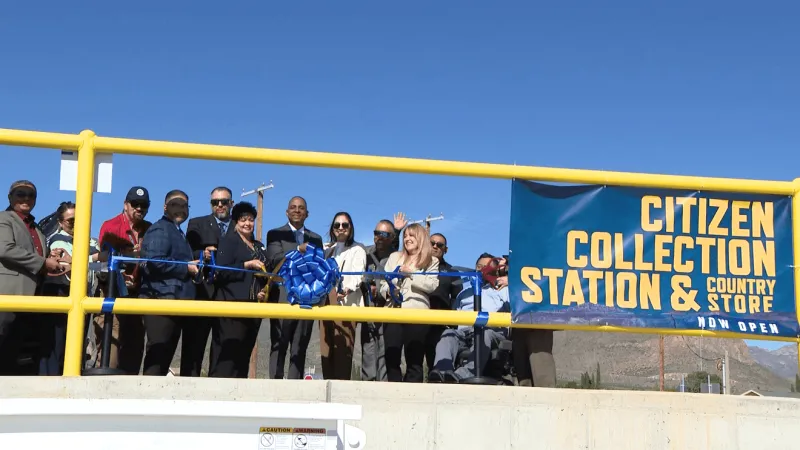 New Northeast El Paso citizen collection station opens to help curb illegal dumping