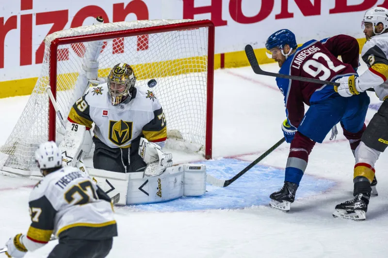 LIVE BLOG: Golden Knights vs Avalanche score, updates, highlights from Game 1