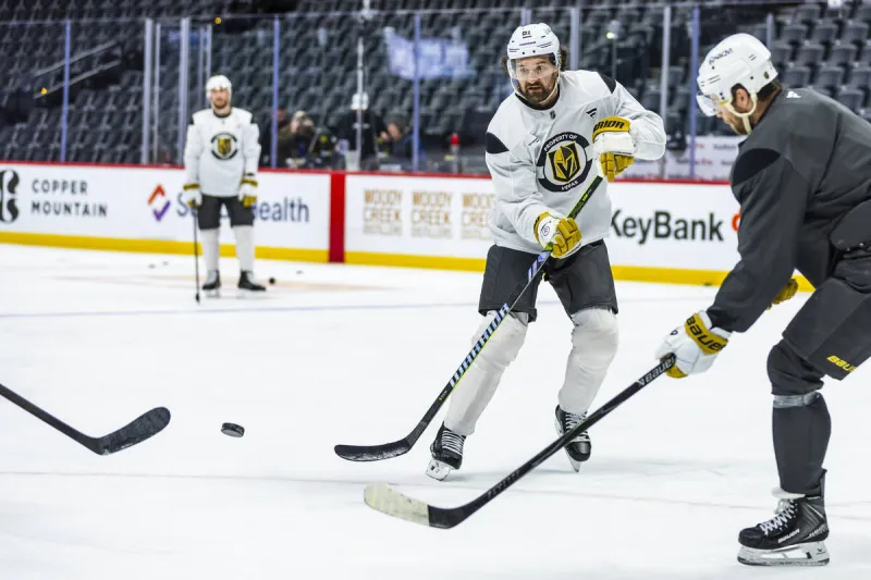 Golden Knights' Mark Stone out for Game 2, Cale Makar out for the Avalanche