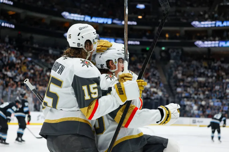 Knights speak to local media before Game 3 of West Finals