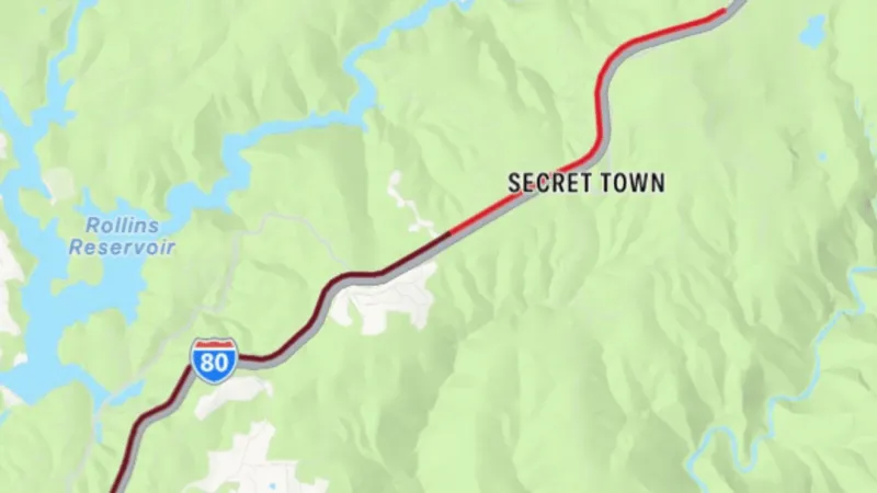Oil spill closes westbound I-80 from Secret Town to Colfax; no reopening time set