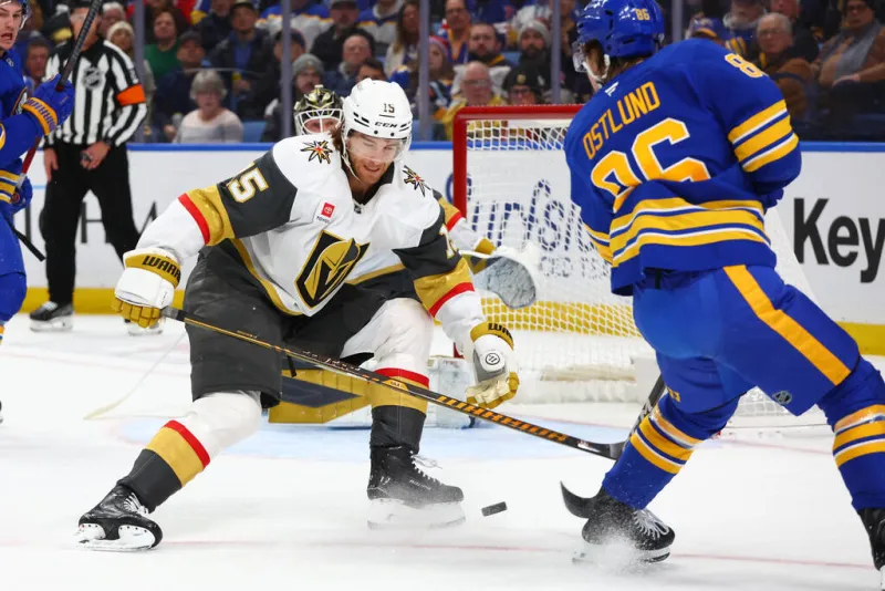 Golden Knights literally standing in the way of Colorado's powerful offense