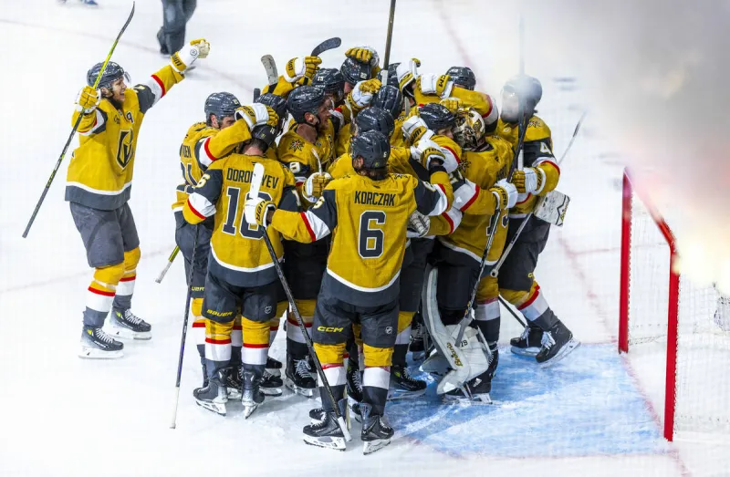 LIVE BLOG: Golden Knights celebrate Stanley Cup Final berth after sweeping Avalanche