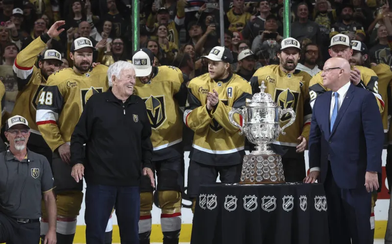 'Win the other one:' Golden Knights avoid trophy after sweeping Avalanche