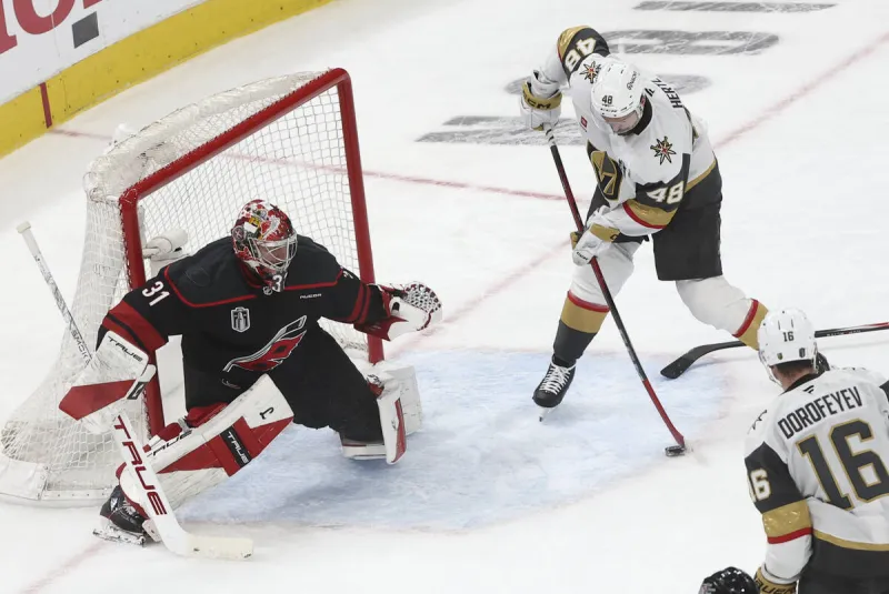 LIVE BLOG: Golden Knights vs Hurricanes Game 1 live score, updates, highlights