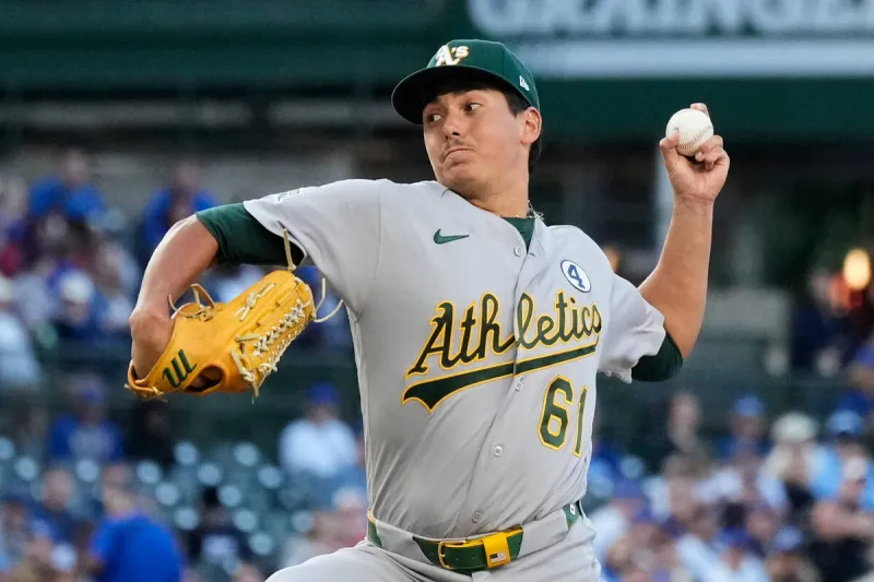 Athletics' Gage Jump gets 1st major league win in victory over Cubs