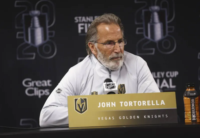 Golden Knights coach John Tortorella to talk to the media