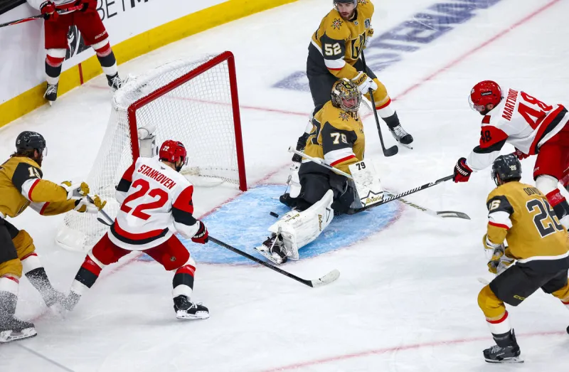Golden Knights 'not concerned' with 3rd period struggles going into Game 4