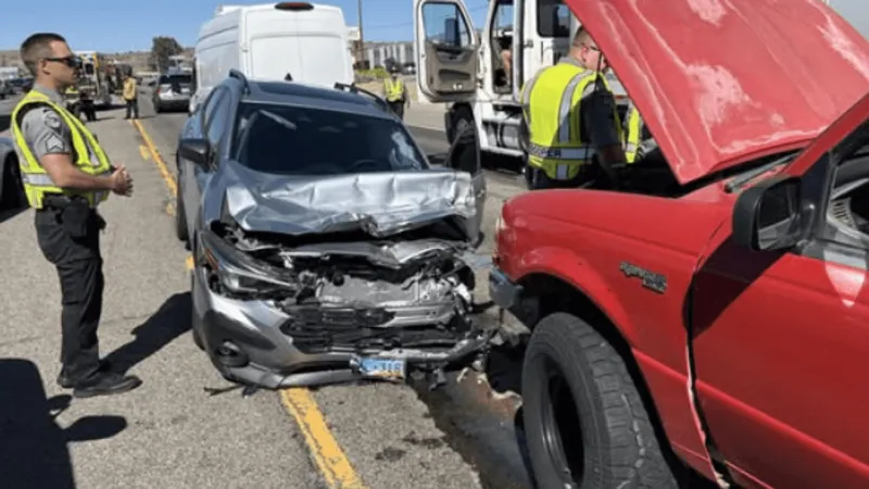 Crash involving six vehicles snarls Carson City traffic; one taken to hospital