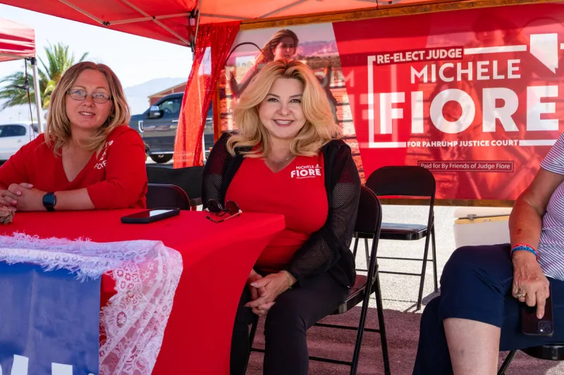 Michele Fiore trailing challengers in fight to retain Pahrump judicial seat