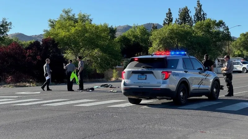 Two people hit by a car in Sun Valley, shuts down road