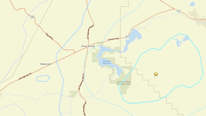 4.0 earthquake jolts Silver Springs area