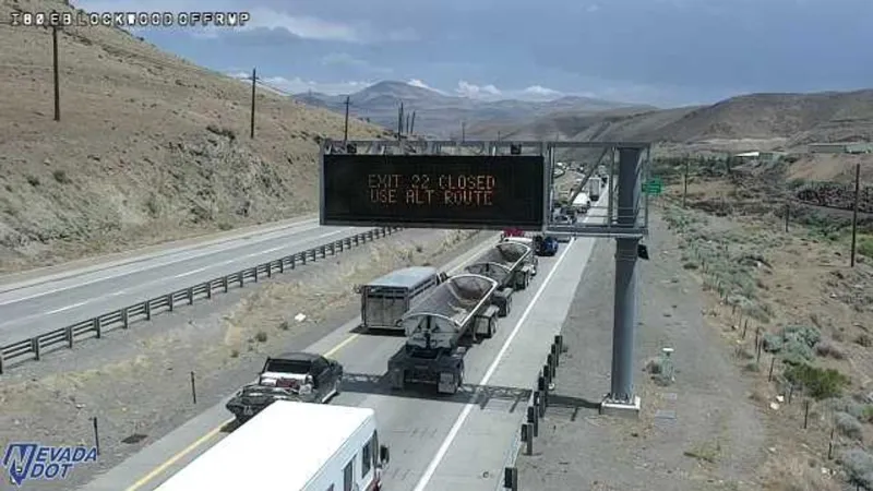 Deadly crash closes eastbound I-80 Lockwood on-ramp