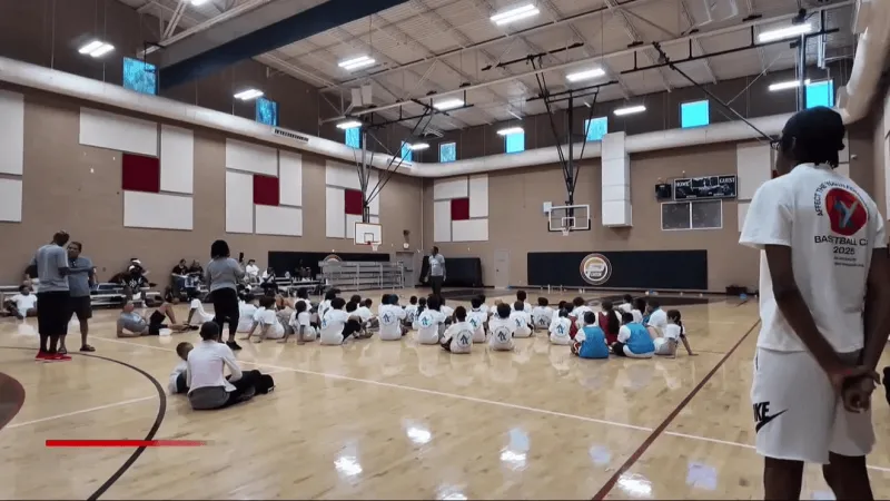 Free clinic pairs West Side youth with pro athletes for drills and mentorship