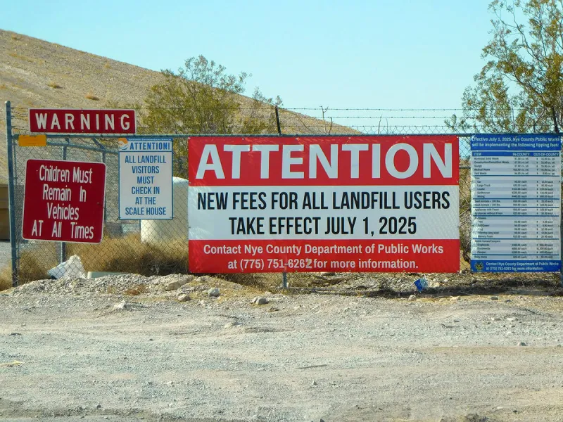 Effective date of landfill fee waiver pending