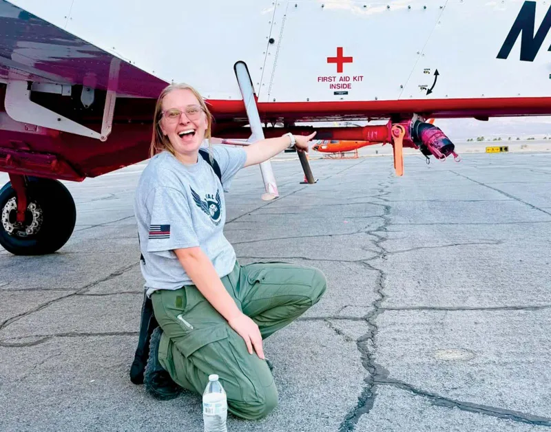 Nevada Division of Forestry Pilot completes first fire drop on Cave Spring Fire