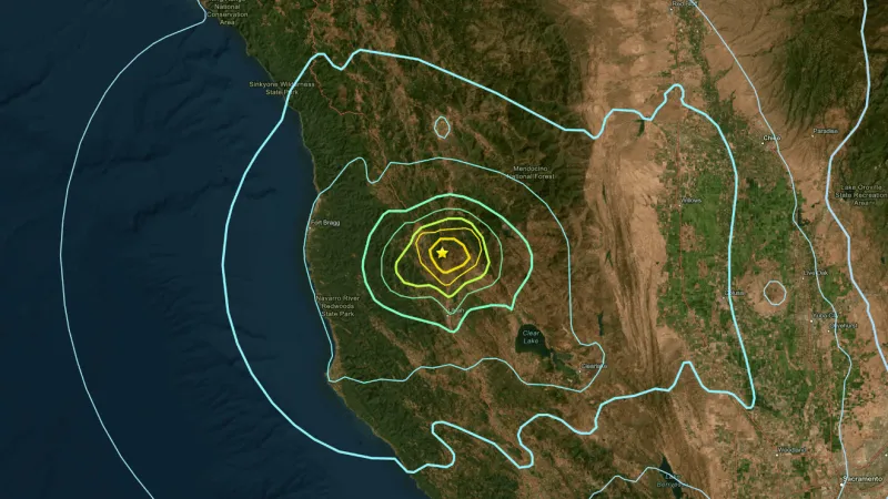 5.6 earthquake strikes near Ukiah, triggers alerts across Northern California