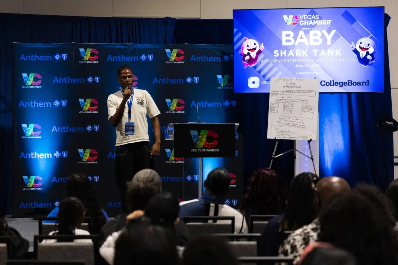 Teens pitch business ideas during Vegas Chamber's annual trade show