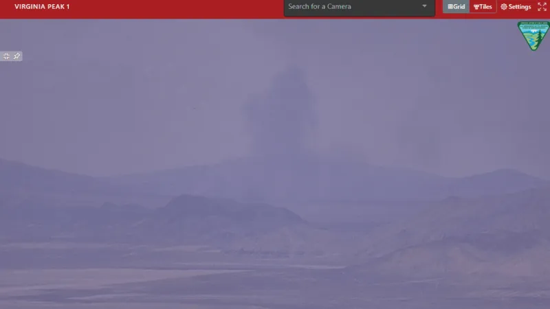 BLM crews battle new wildfire north of Nixon, cause not yet known