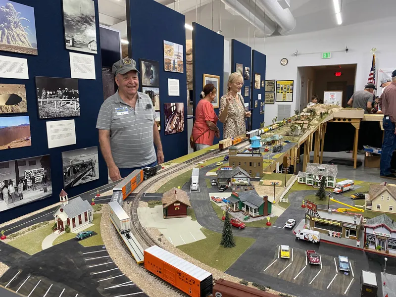Pahrump Model Railroad Club displays a miniature world