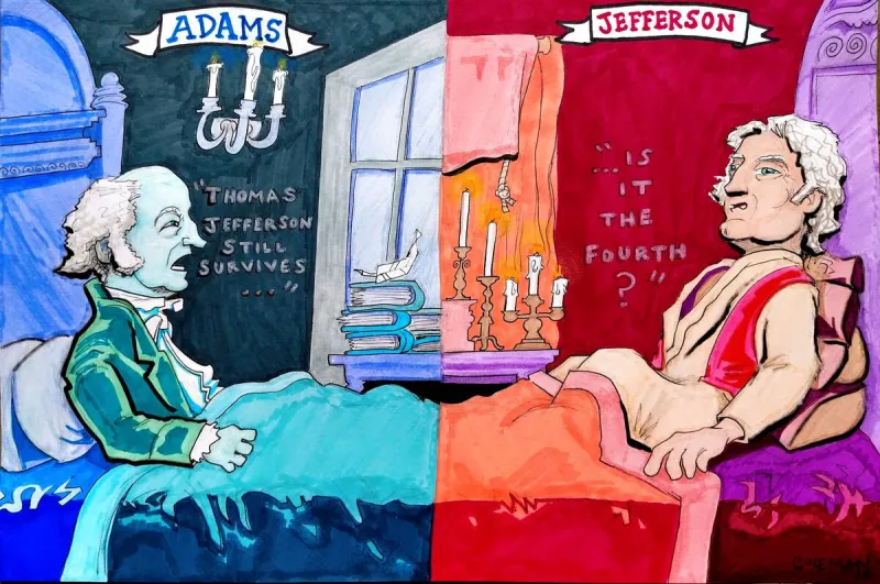 Adams, Jefferson and the 4th of July
