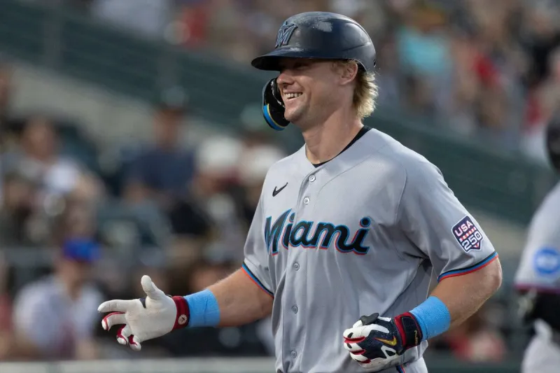 Alcantara sharp, Lopez homers to pace the Marlins past the A's, 7-2