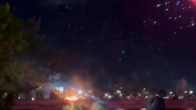 Brush fire starts during GSR 4th of July firework show