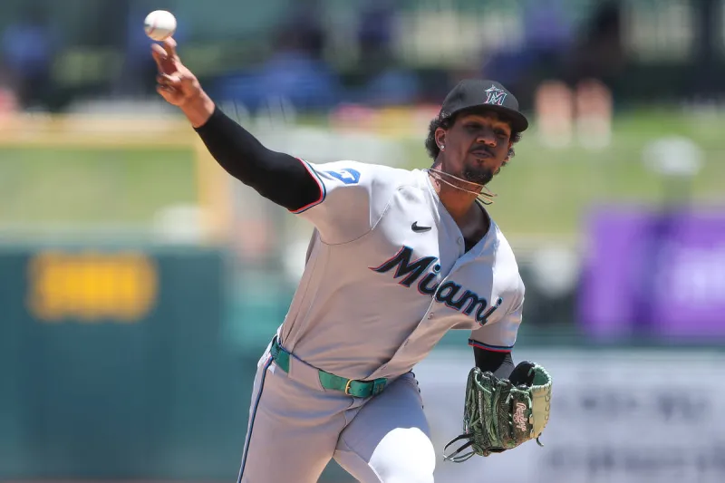 Athletics baffled by Marlins' Eury Prez with 7 perfect innings
