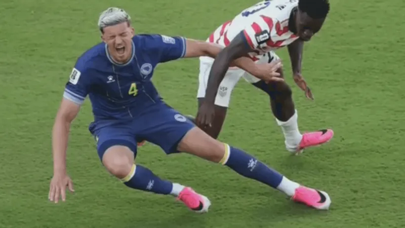 Why FIFA let Folarin Balogun play against Belgium after his World Cup red card, according