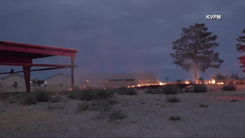 Nye County crews assess July Fourth damage after fireworks spark 35 fires