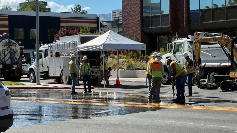 Water main leak closes Ryland, East Liberty streets in Reno as crews make repairs