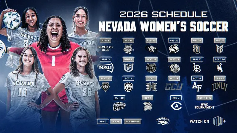 Nevada Women's Soccer announces 2026 campaign