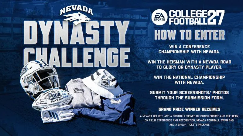 Enter the EA Sports College Football 27 Nevada Dynasty Challenge
