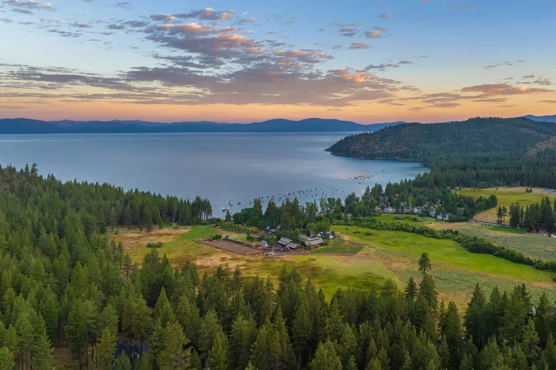 Massive Lake Tahoe ranch drops sale price to $125M - PHOTOS