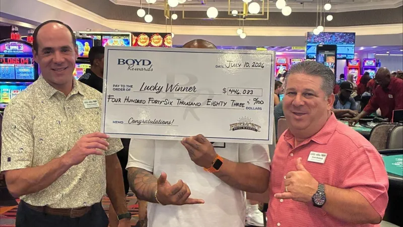 Hawaii tourist hits $446K jackpot at Downtown Las Vegas casino