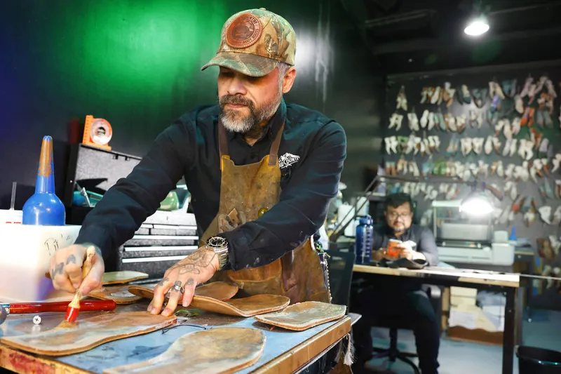 As Western wear booms, one Fremont Street shop shows off old-school bootmaking