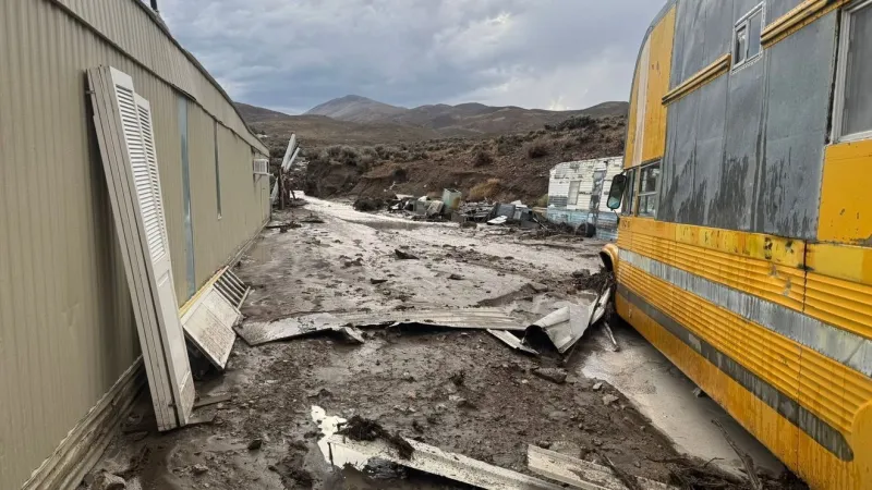 Jackpot Fire Department answers multiple rescue calls after flash flooding