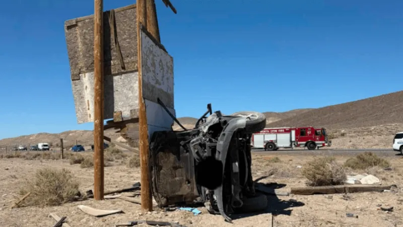 Single-vehicle fatal rollover near 10-mile marker prompts NHP investigation in Lyon County