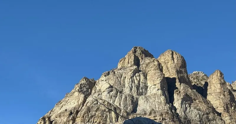Vehicle falls into Lamoille Canyon