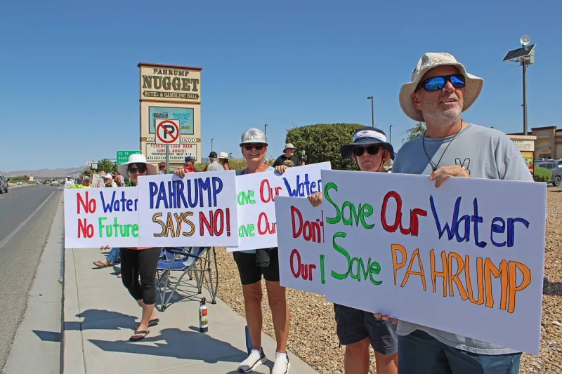 Pahrump participates in data center day of protest