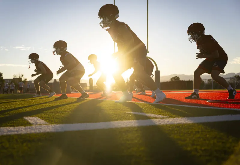 Prep football teams navigate triple-digit weather with practices beginning
