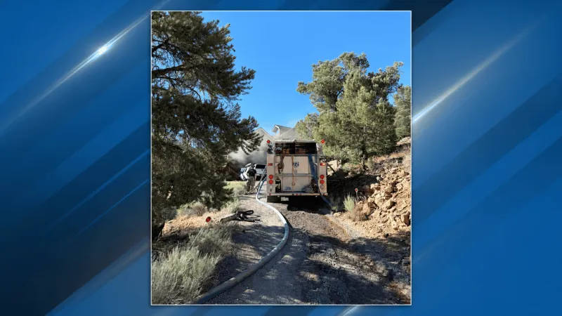 Crews contain structure fire at Virginia City Highlands home