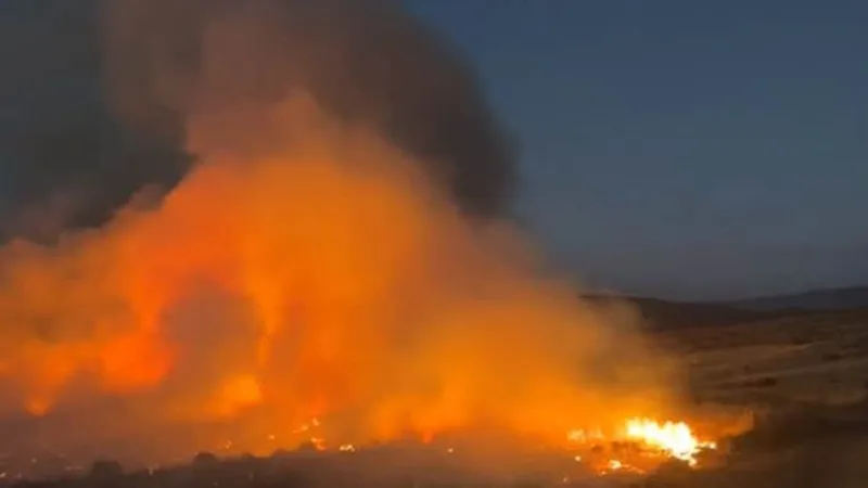 Junction Fire in Sierra County estimated at 100 acres as crews reinforce containment lines
