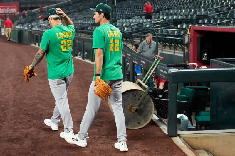 A's prospect says feeling in his legs returning after collision